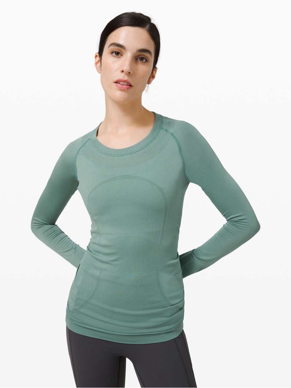 Lululemon Long Sleeve Swiftly Tech Crewneck Shirt Womens Size 8 *478
